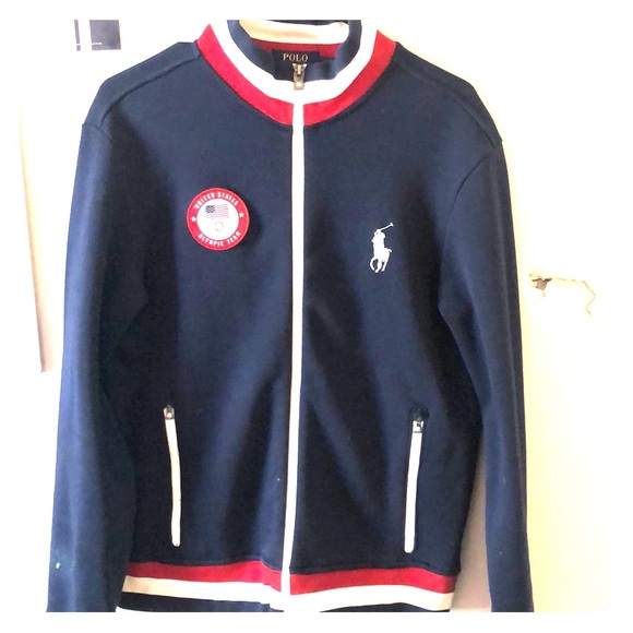 2018WinterOlympic Polo Wool TrackJacket SUPERRARE - Picture 1 of 5